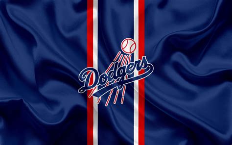 Download Logo Baseball Mlb Los Angeles Dodgers Sports 4k Ultra Hd Wallpaper