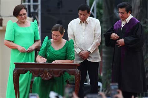 Duterte S Daughter Sworn In As Philippine Vice President