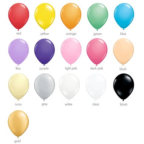 Pack Of 10 Standard Party Balloons By Peach Blossom