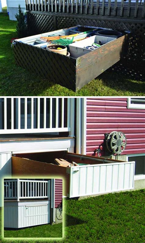 24 Ingenious And Practical Diy Yard Storage Solutions