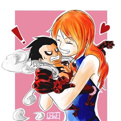 Chibi Luffy X Nami