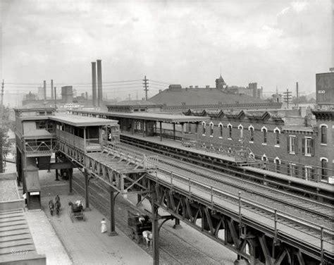 36th Street Station 1908 Elevated Tracks For Trains Of Market