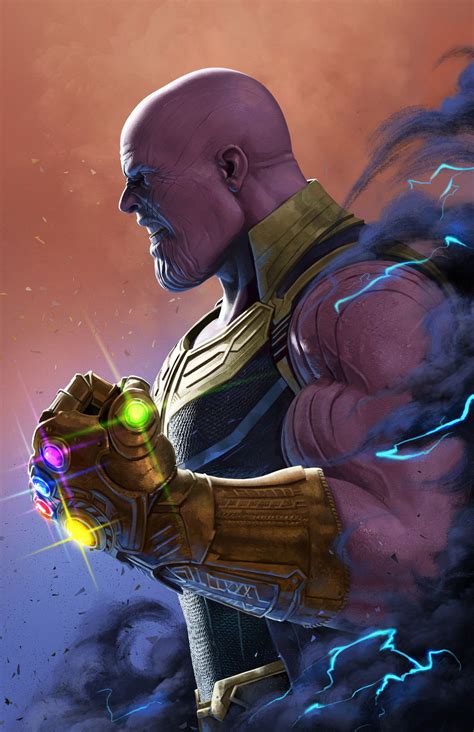 Thanos By Rob Brunette Arte De Marvel Pelis Marvel Superhéroes Marvel