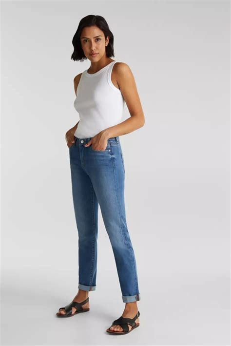 Esprit Repreve Jeans With Recycled Polyester At Our Online Shop
