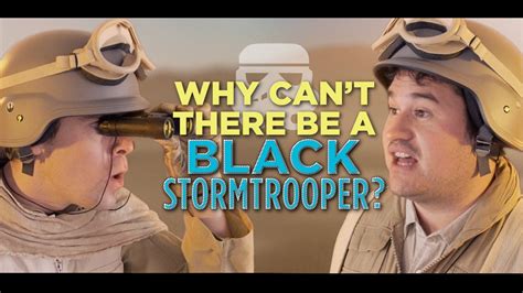 lol why can t there be a black stormtrooper college humor stormtrooper hilarious