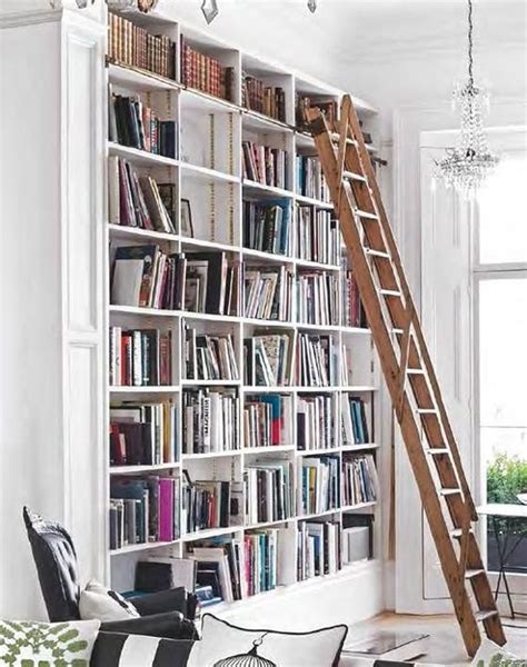 36 Captivating Floor To Ceiling Bookshelves Ideas With Ladder To Try