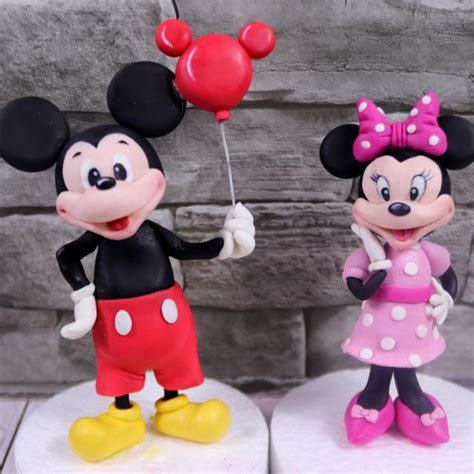 Mickey Mouse And Minnie Mouse Cake Topper Tutorial Cakesdecor