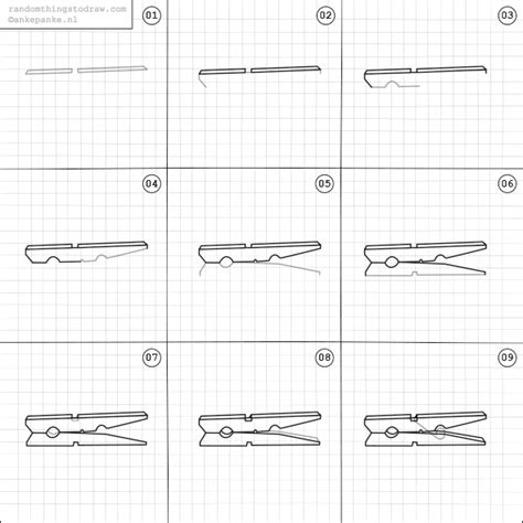 How To Draw A Clothespin Easy Drawings Doodles Bullet Journal Doodles