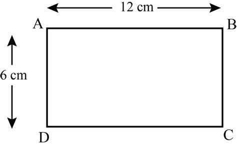 Find The Area Of A Rectangle Whose Length Is 6cm And Breadth Is 4cm