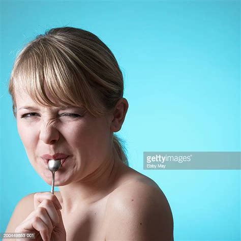 Mouth Close Up Women Licking Photos Et Images De Collection Getty Images