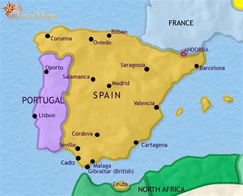 Hi detailed map france spain portugal stock vector 25974706. Spain and Portugal History 750 CE