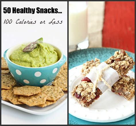 50 Healthy Snacks…100 Calories or Less | Snacks, No calorie snacks, Healthy snacks