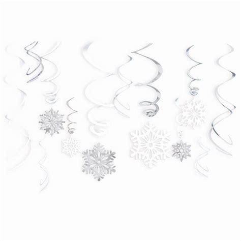 Hanging Snowflake Decorations Value Pack Michaels
