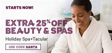 Groupon Extra 25 Off Beauty And Spa Deals