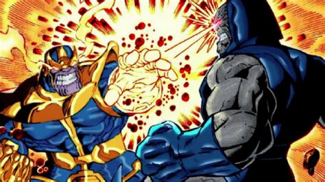 Darkseid Vs Thanos Así Fue El Encuentro De Ambos Personajes Durante Un