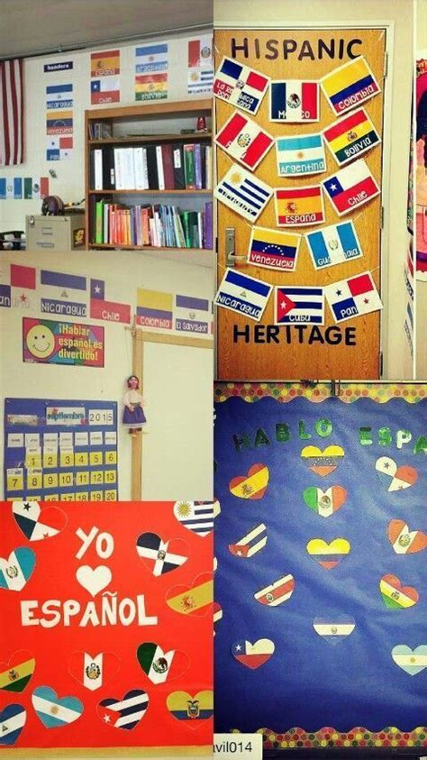 Flags Of Spanish Speaking Countries Classroom Decor Spanish Classroom Decor How To Speak