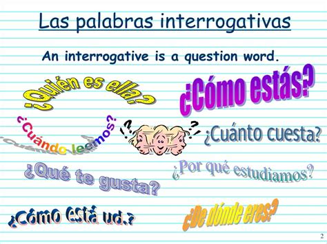 Ppt Las Palabras Interrogativas Powerpoint Presentation Free