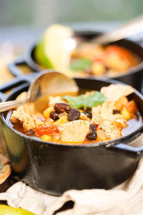 We like ours with cheddar turn crock pot on low for at least 7 hours. Crock Pot Chicken Taco Soup - Bowl Me Over