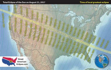 Path Of Totality 2017 August 21st Solar Eclipse Maps And Photo Guide