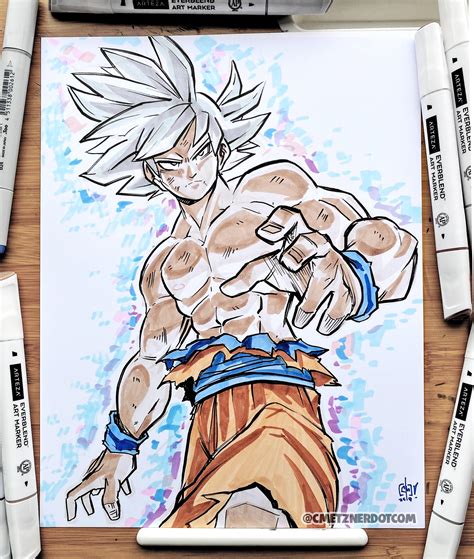 Goku Ultra Instinct Drawing Goku Ultra Instinct Sketches Drawings