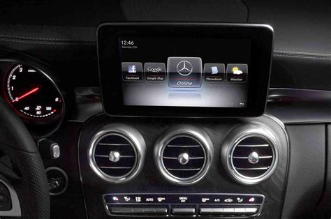 Design cues in the new. 2015 Mercedes C Class interiors revealed