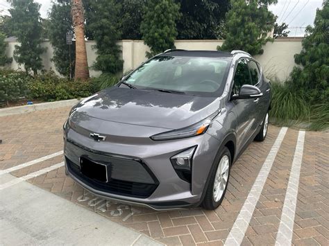 Joined the club with my 2023 Bolt EUV. Gray Ghost Metallic, Base LT