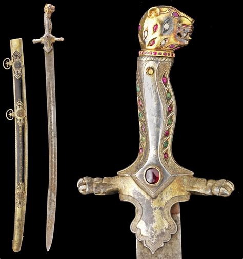 Dvd cover of the sword of tipu sultan. Tipu Sultan's Sword (c. 1787-93 CE Islamic Mysorian Arm ...