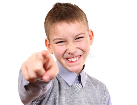 Kid Pointing At You Stock Image Image Of Laughing Smile 70035547