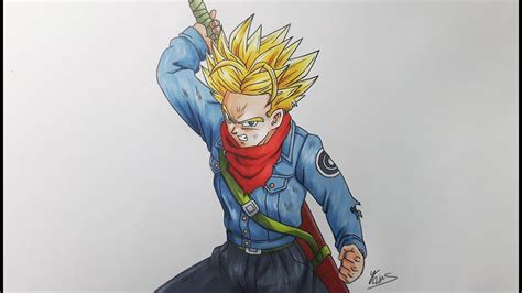 I have how to draw kid trunks. Drawing Future Trunks Super Saiyan - Dragon Ball Super ...