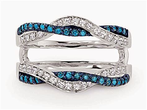 Free shipping on everything!* find the perfect band or wedding set from overstock your online jewelry store! Womens Blue Diamond Wedding Rings Enhancer Cheap Model