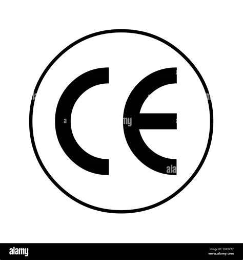 Ce Mark And Symbol Icon Stock Photo Alamy
