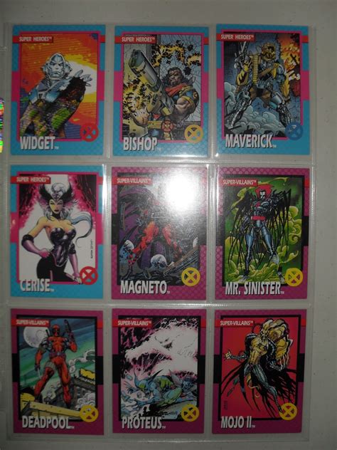 Collections: My 1992 X-men Impel Marvel Comics Universe Trading Cards