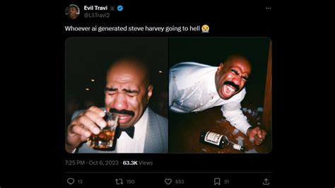 What Is The Steve Harvey Running From Monsters Meme Ai Photos Trigger