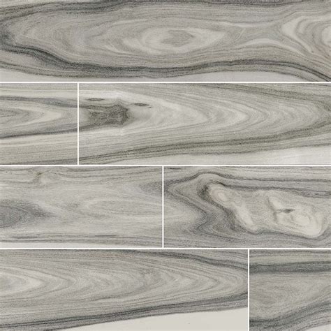 Wood look tiles are one of the most popular types of flooring these days, especially in warmer climate. Delano Moss Gray Porcelain Wood Look Tile | Woodlook Tile