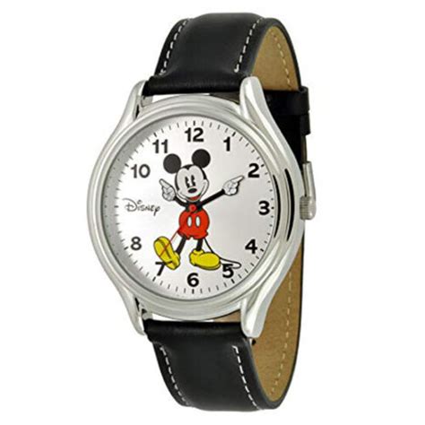 Nib Disney Mickey Mouse Black Strap Watch Mck619 New Collectible Ebay