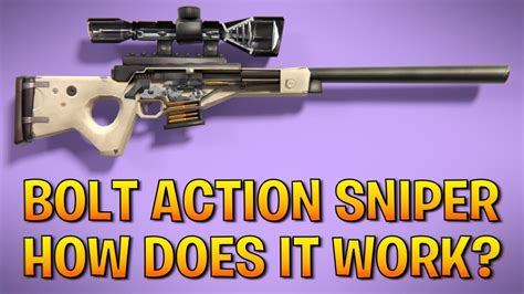 How Does The Fortnite Bolt Action Sniper Work Youtube