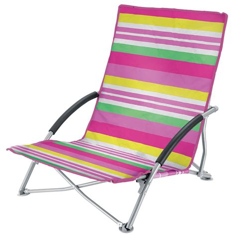 Rio beach classic folding beach chair. Low Folding Beach Chair Lightweight Portable Outdoor ...