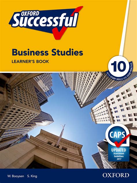 Oxford University Press Oxford Successful Business Studies Grade 10