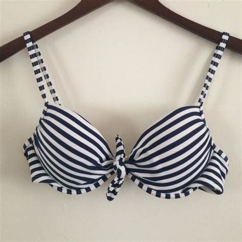 Nwot Striped Sailor Bikini Top Sailor Bikini Bikini Tops Bikinis