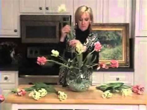Bringing nature into your home doesn't mean your house should look like a funeral home exploded in your living room. how to make a silk flower arrangement - YouTube
