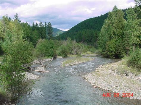 Trout Creek Mt The Vermillion River Flows Down From The Mountains