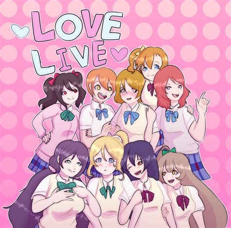 Some Art Of The Love Live Girls I Made For A Convention Coming Up Soon