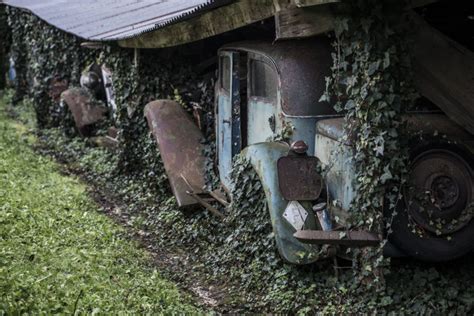 Collection of 60 Classic Cars Left Untouched in France for 50 Years to
