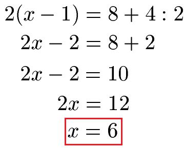 Eine gleichung besteht aus zwei termen, die durch ein gleichheitszeichen verbunden sind. Lineare Gleichungen lösen
