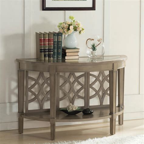 Parkdale Demilune Sofa Table 15514 By Riverside At Hortons Furniture