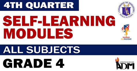 Grade 4 4th Quarter Self Learning Modules Deped Click