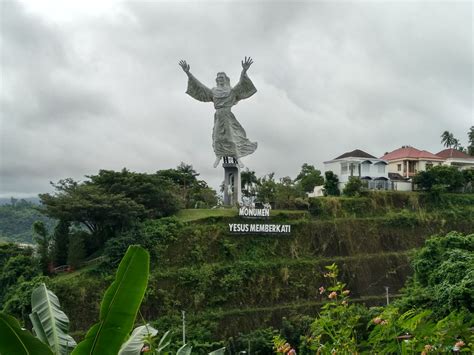 places to go jesus blessing statue hotel luwansa hotel and convention center manado