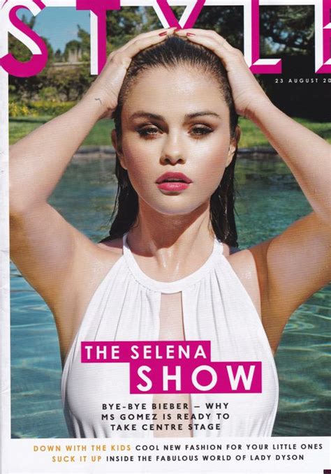 Selena Gomez The Sunday Times Style Magazine Uk August Issue