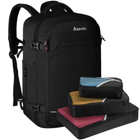 Asenlin 40l Travel Backpack For Women Men，17 Inch Laptop Backpack