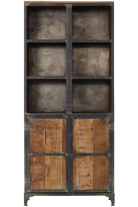Maybe you would like to learn more about one of these? Manchester Bookcase with Doors - Industrial Bookcase ...